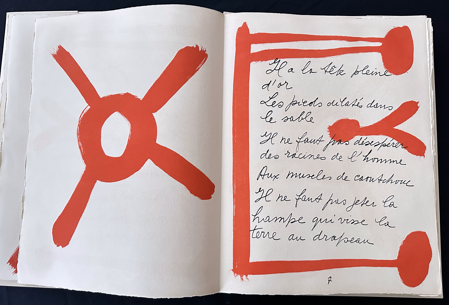 PICASSO. REVERDY, Pierre. Le chant des morts. Poems. Original lithographs